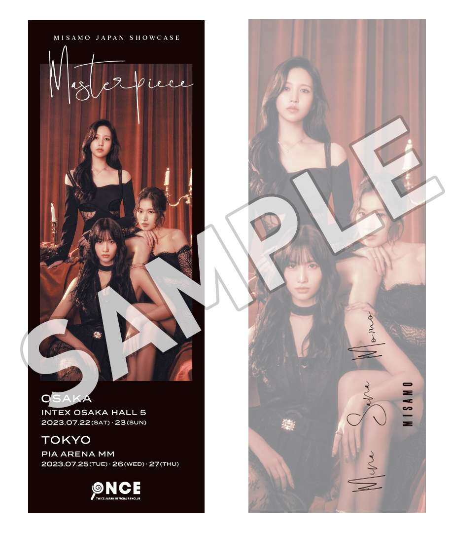 MISAMO JAPAN SHOWCASE OFFICAL GOODS