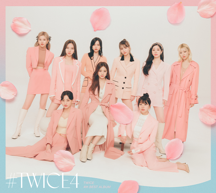 #TWICE4 初回限定盤A アルバム  CD トレカ　IDカード　シール2枚